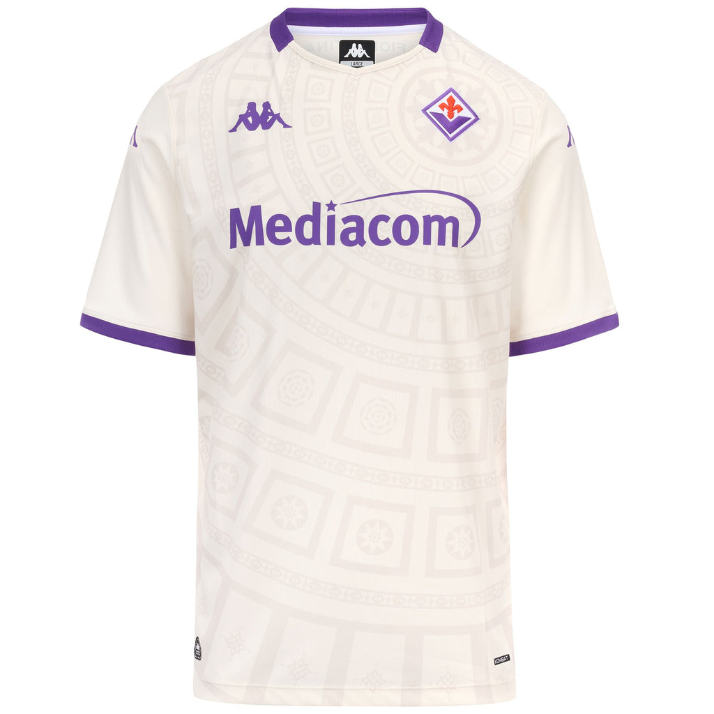 Men's White ACF Fiorentina Football Shirt | Kappa