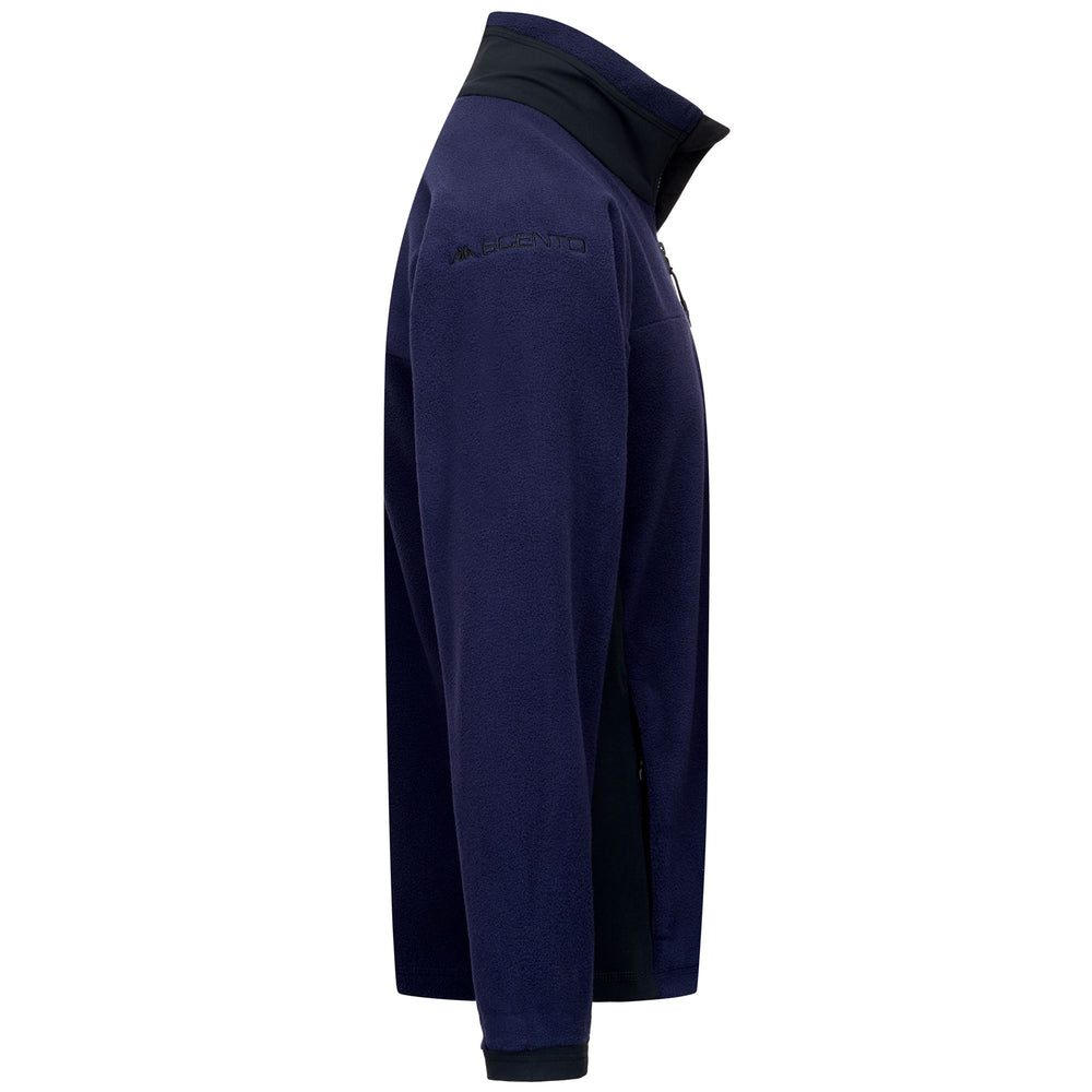 Men's Blue Slim Fit Ski Fleece with Zippered Pockets 02