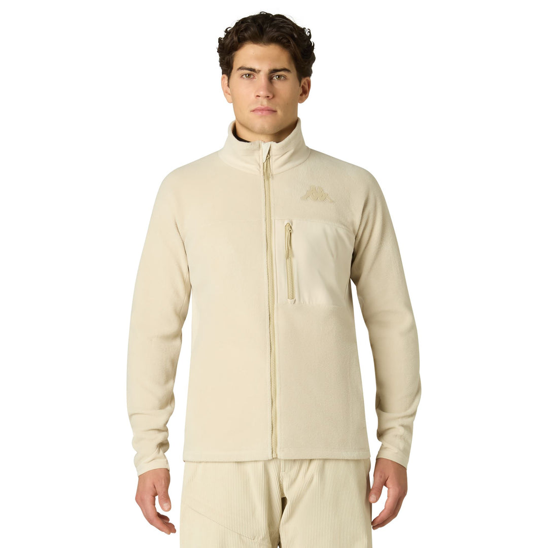 Grey Men's Slim Fit Fleece with Stretch Inserts for Outdoor Activities 01