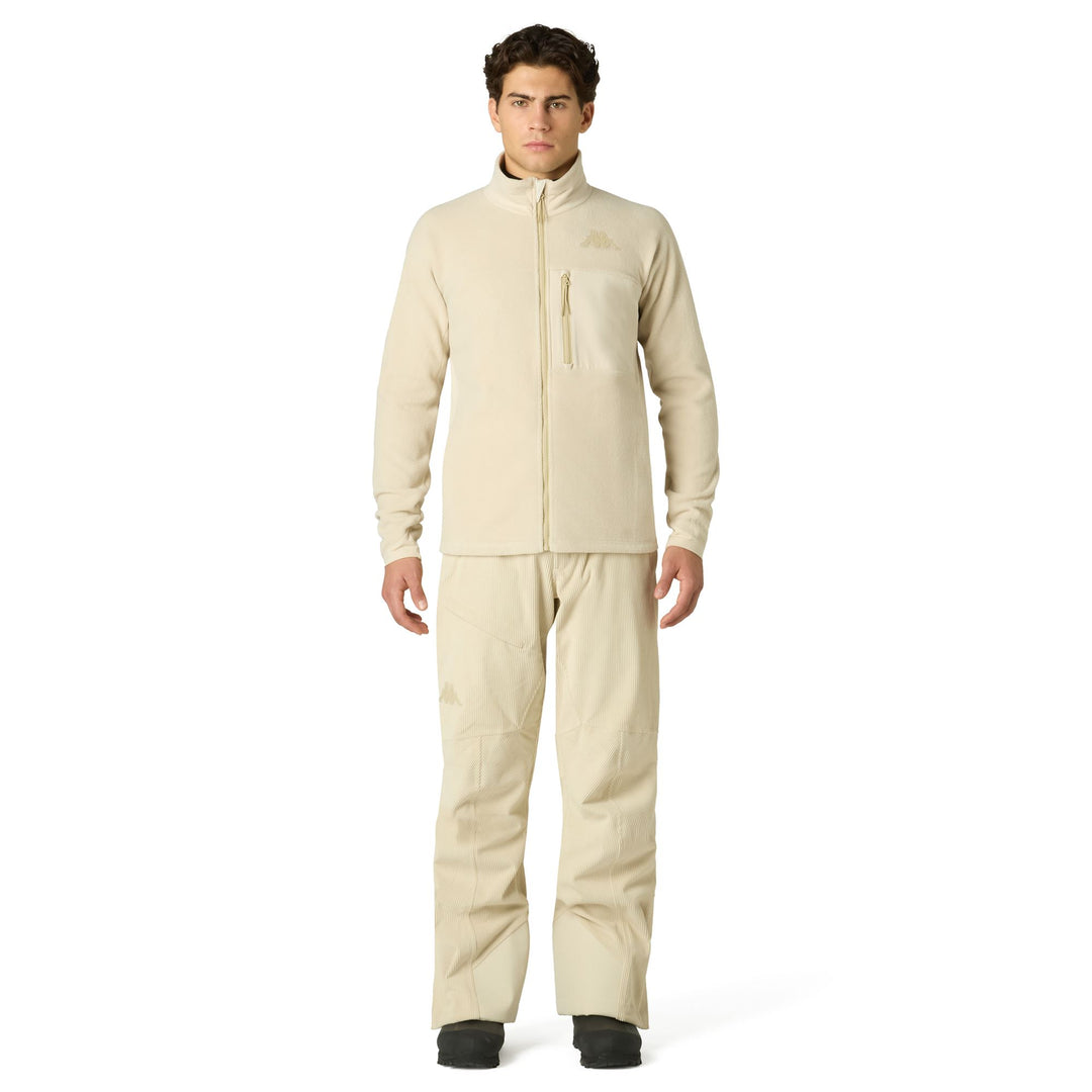 Grey Men's Slim Fit Fleece with Stretch Inserts for Outdoor Activities main
