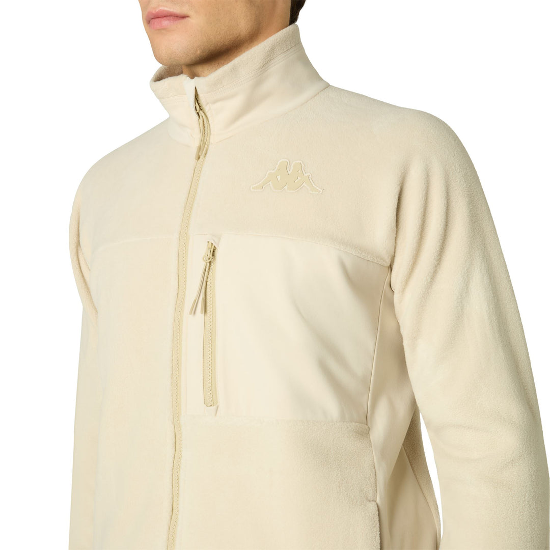Grey Men's Slim Fit Fleece with Stretch Inserts for Outdoor Activities main