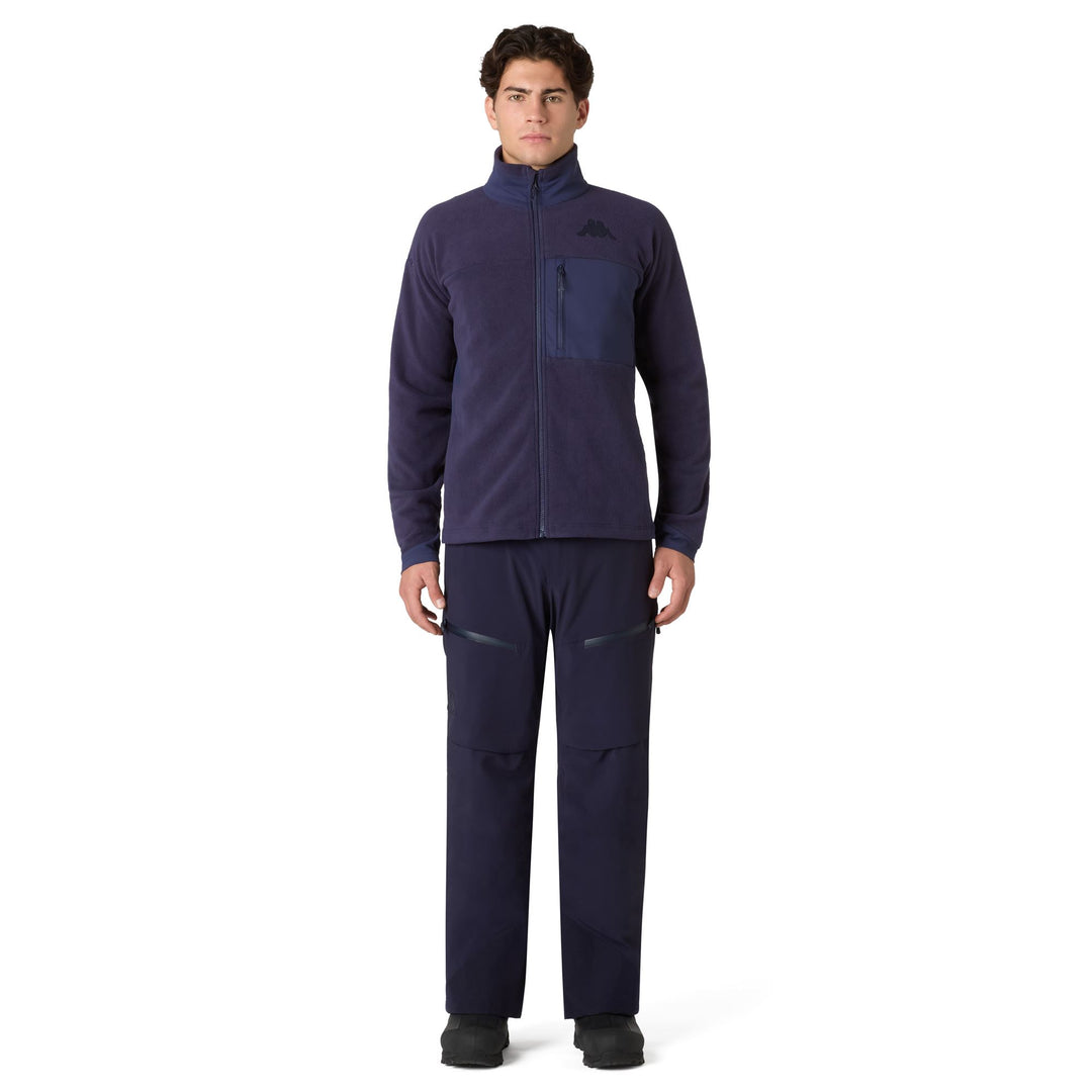 Blue Men's Slim Fit Functional Fleece Mid-Layer main