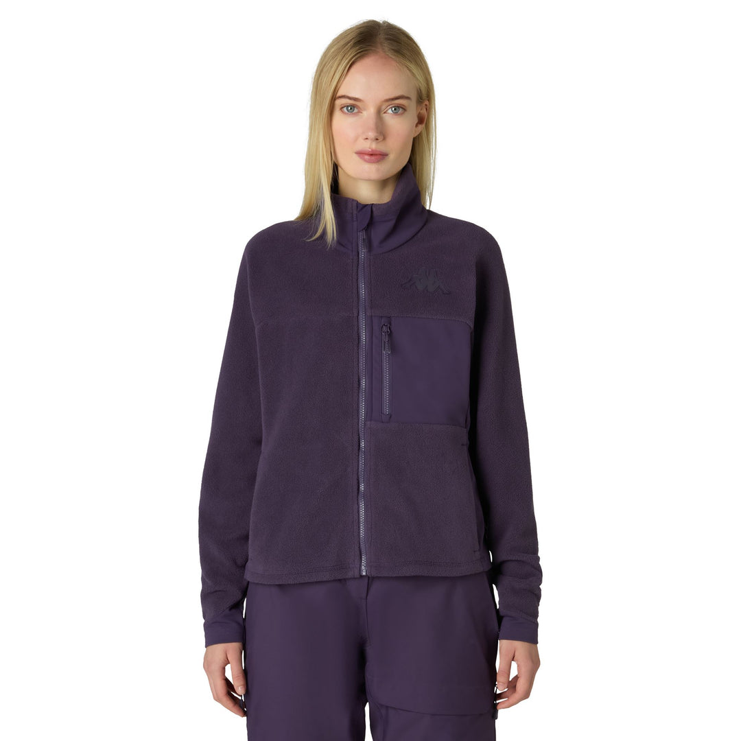 Violet Women's Slim Fit Functional Fleece with Stretch Inserts 01