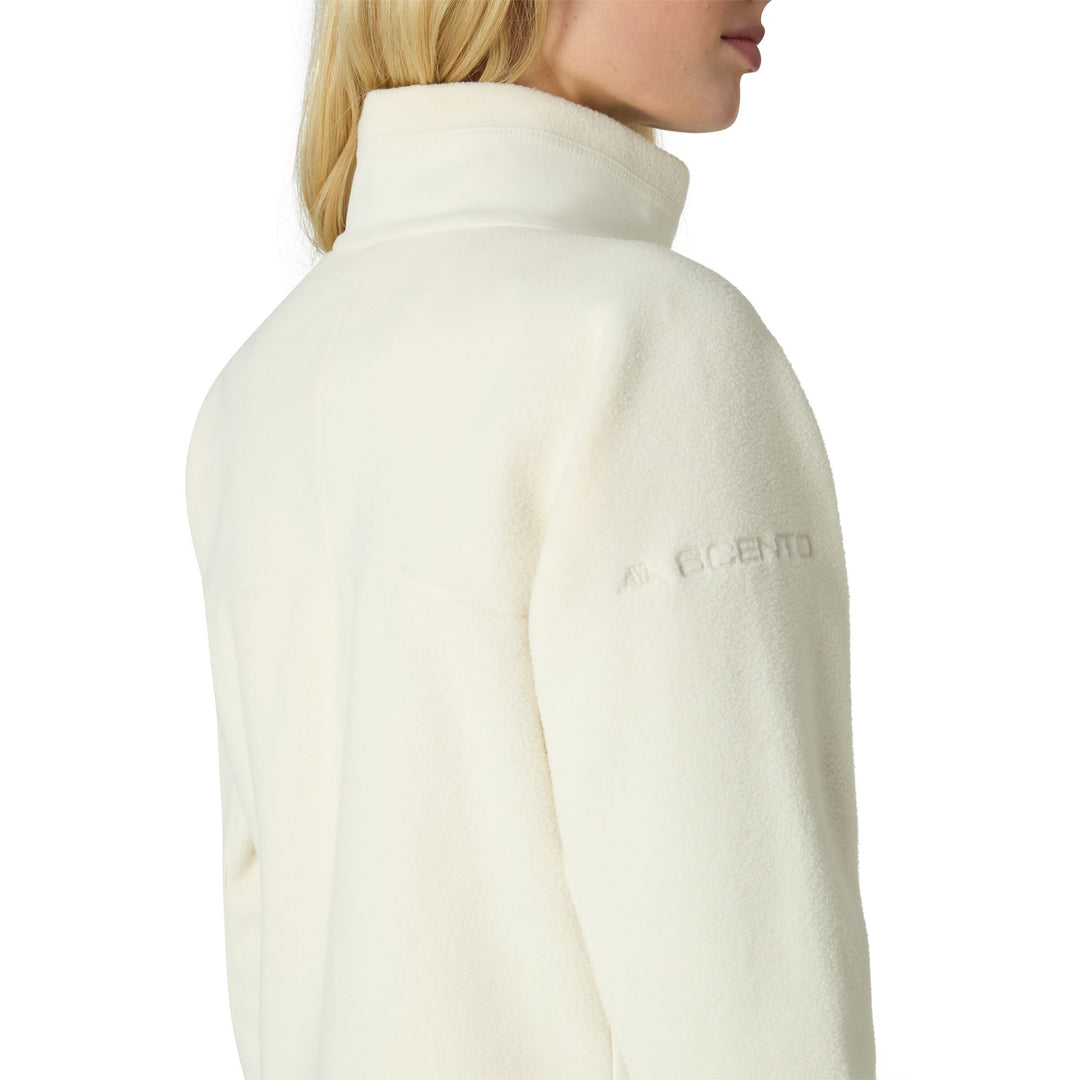 Beige Women's Slim Fit Fleece Mid-Layer with Pockets main