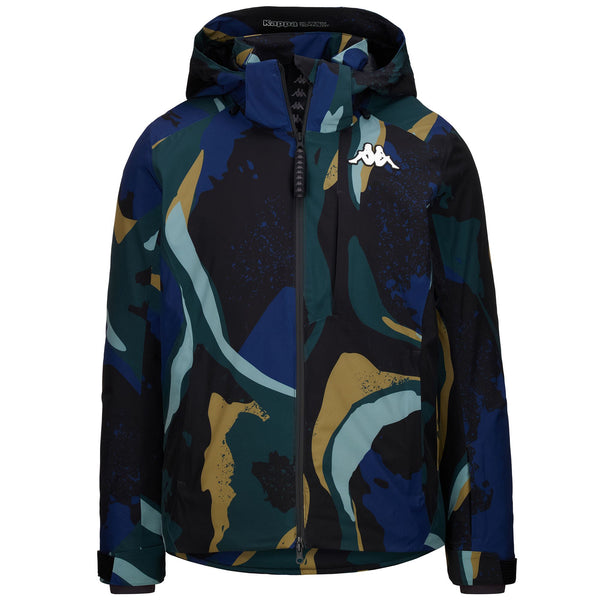 Jackets Man 8CENTO 806G Mid BLUE CAVERN - GREEN PONDEROSA - BLACK