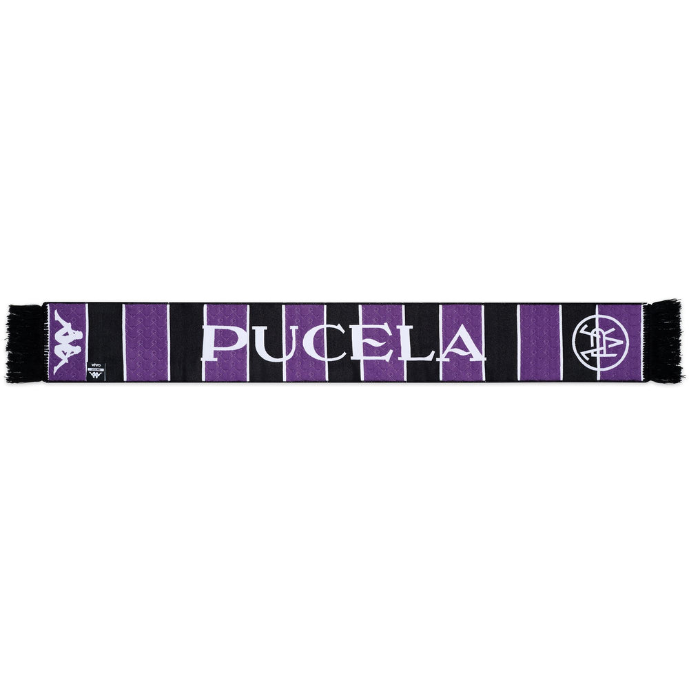 ACARF VALLADOLID - Scarves - SCARF - Unisex - BLACK-BRIGHT VIOLET-WHITE 02