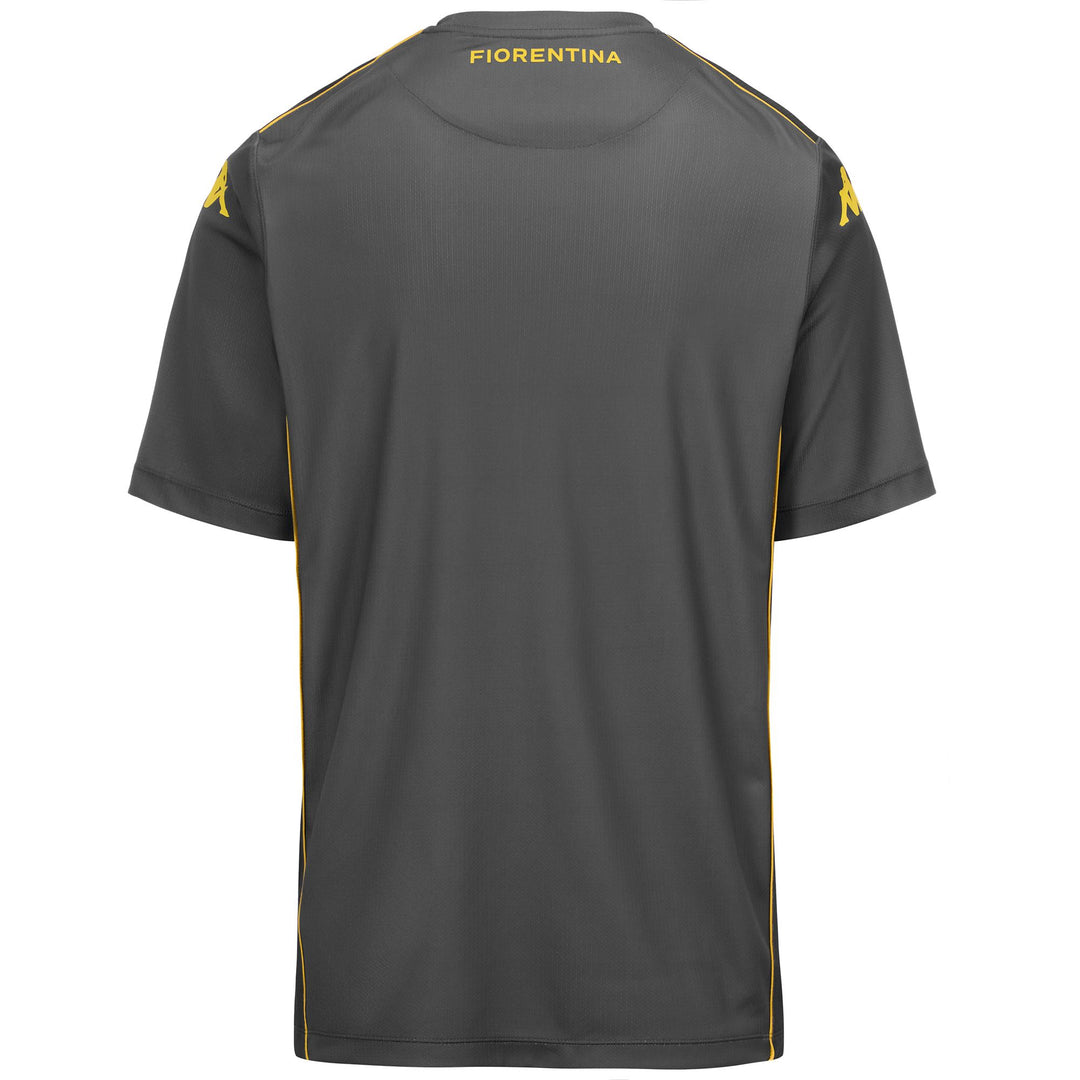 Maillot de football ACF Fiorentina pour homme, gris, en tissu recyclé main