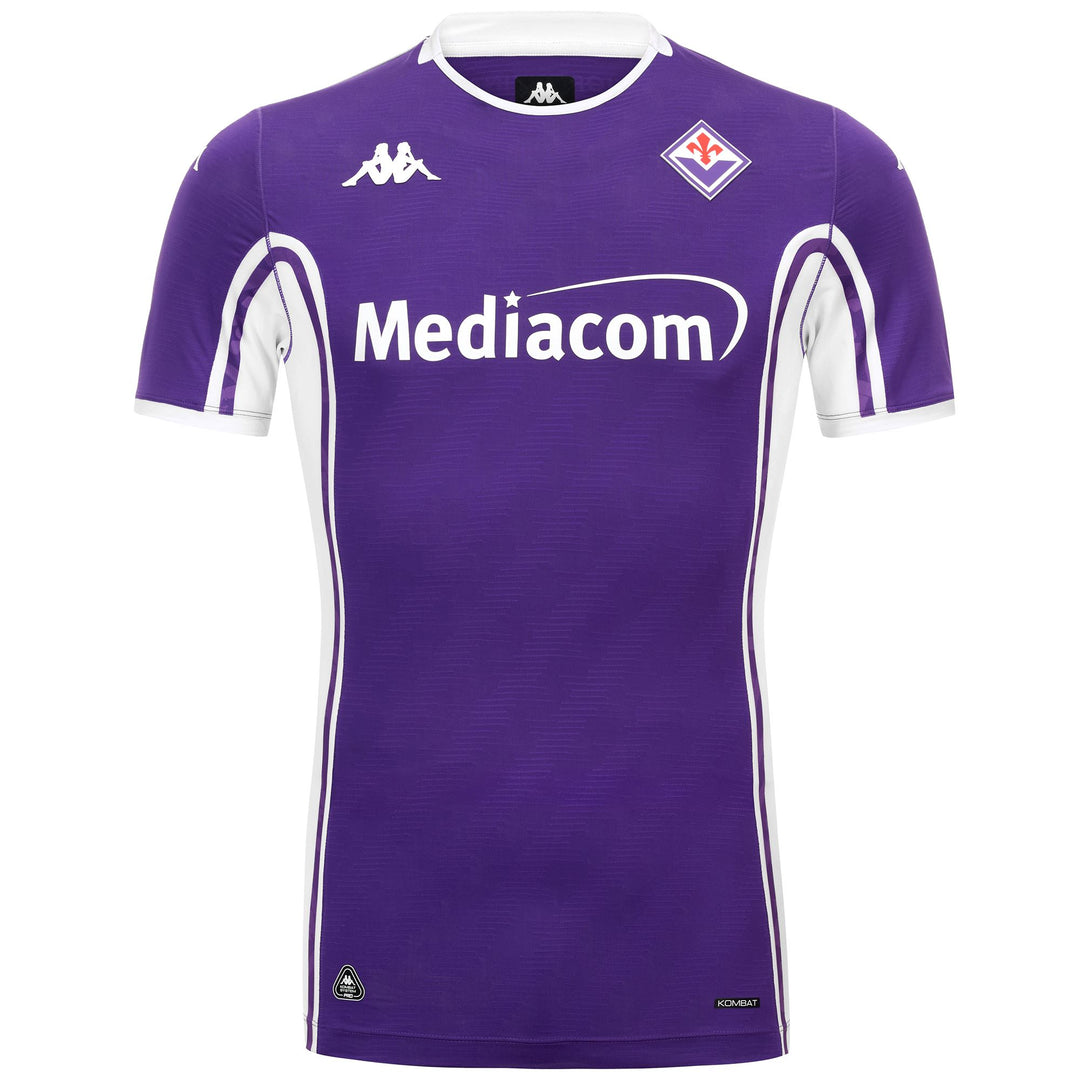 Violet Men's ACF Fiorentina Football Slim Fit Shirt 01