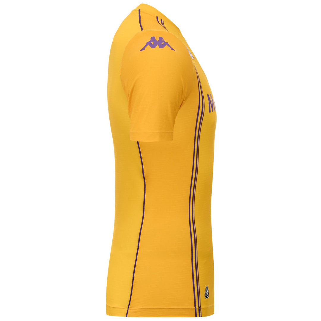Camiseta de portero de fútbol amarilla ACF Fiorentina para hombre de corte entallado main
