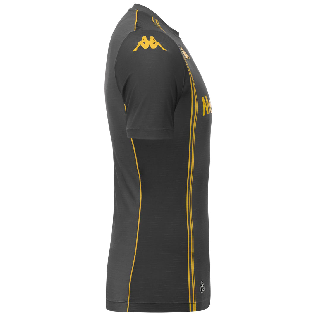 Grey Men's Goalkeeper Shirt with Stretch Fabric and Slim Fit main