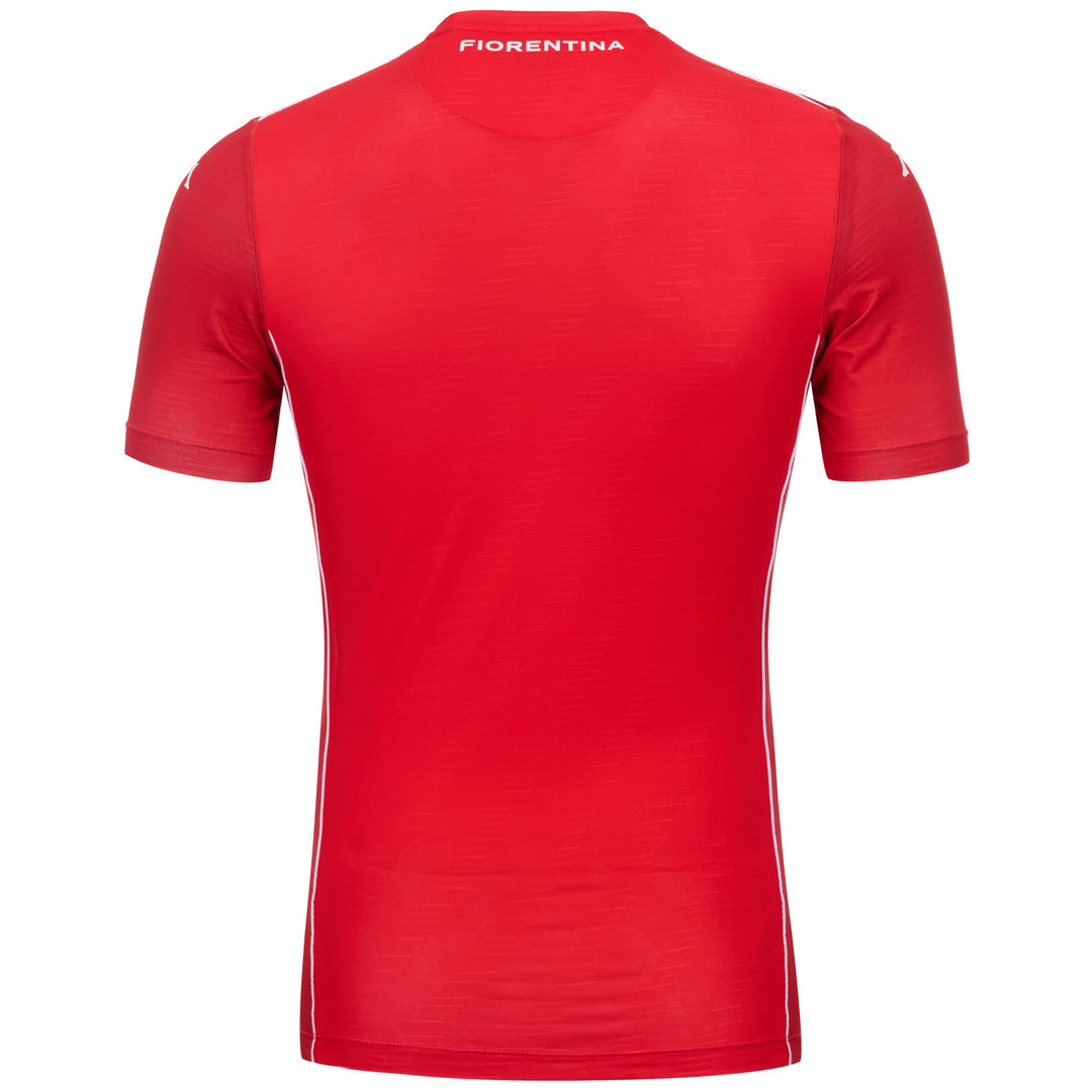 Red Men's ACF Fiorentina Goalkeeper Slim Fit Jersey in Jacquard Fabric main