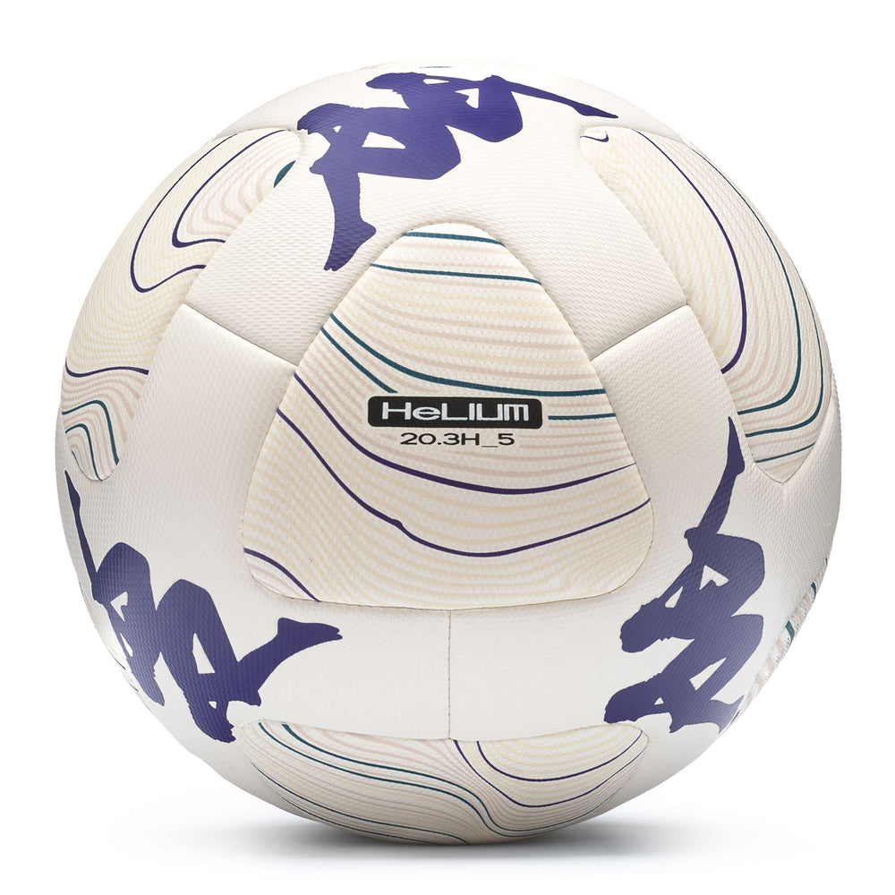 Pallone da calcio da allenamento unisex bianco con 14 pannelli 02