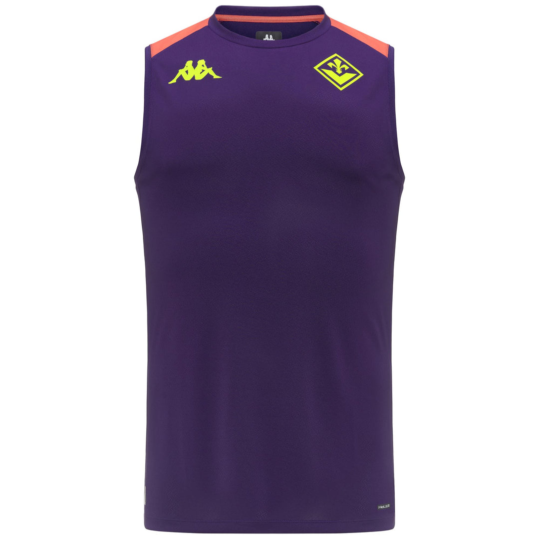 Violet men's training tank top with HYDRO-WAY PROTECTION 01
