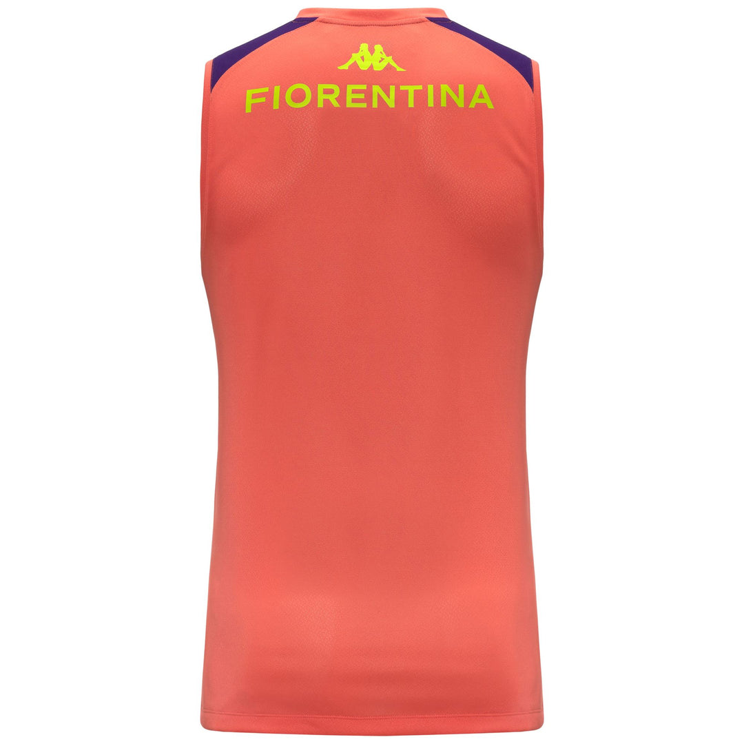 Camiseta de entrenamiento de fútbol ACF Fiorentina roja de corte entallado para hombre main