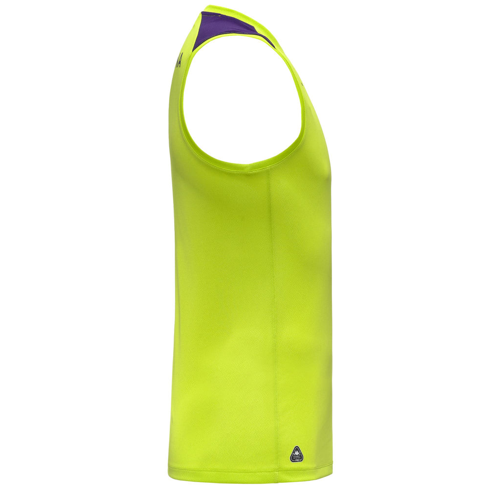 Acid green Men's Training Tank Jersey with Hydro-Way Protection 02