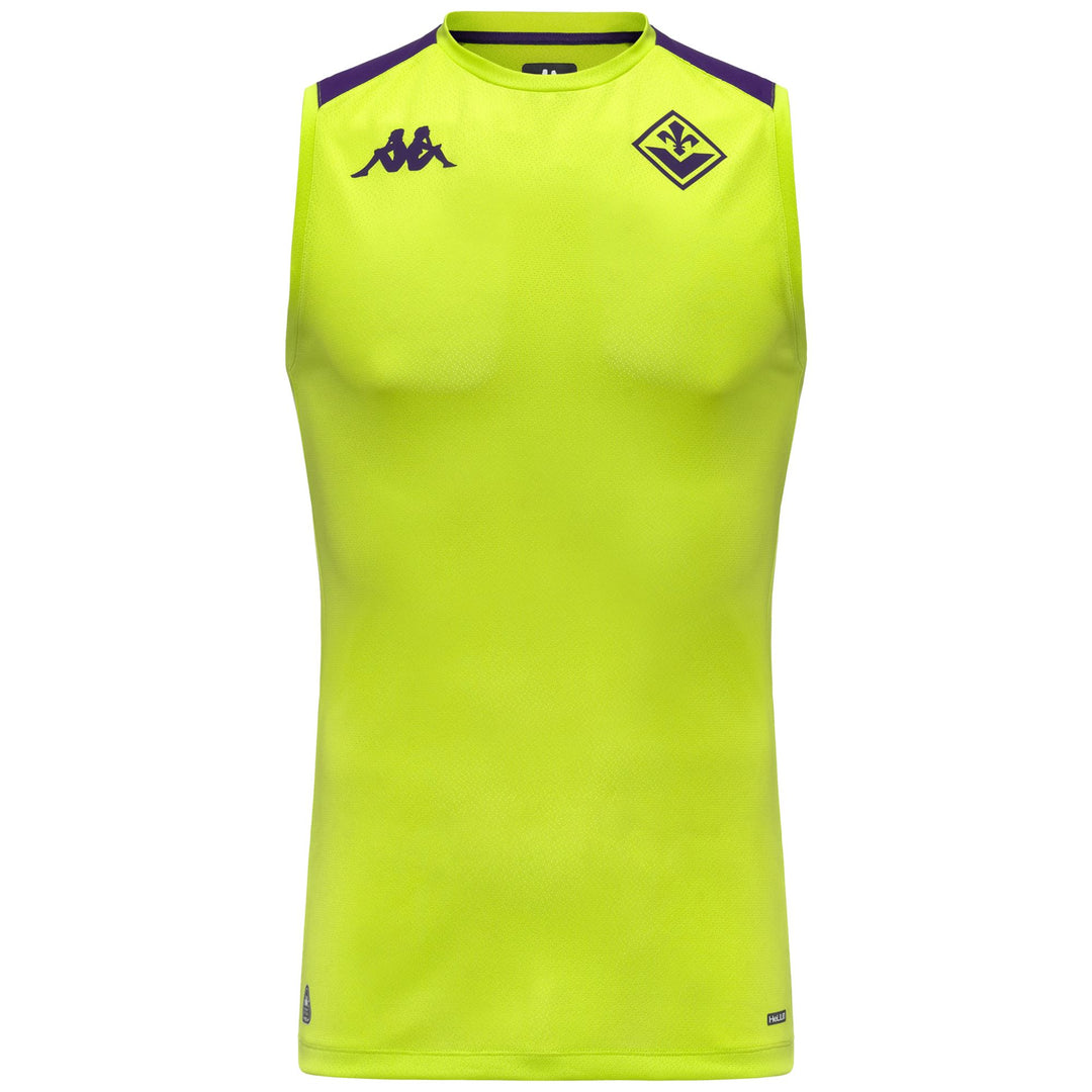 Acid green Men's Training Tank Jersey with Hydro-Way Protection 01