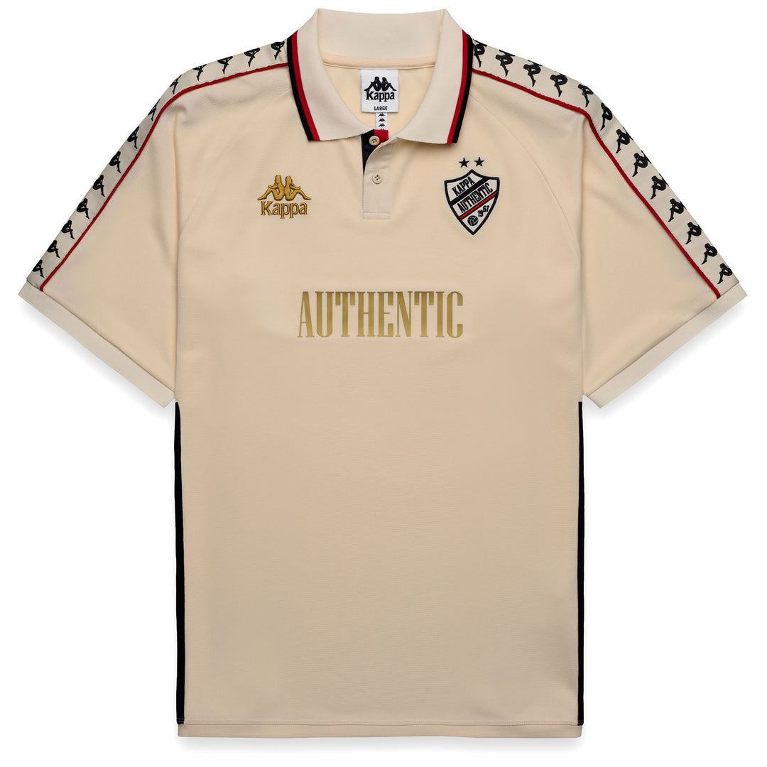 Polo beige pour homme, coupe confort, vêtements de sport main