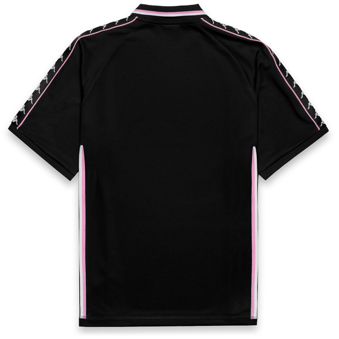 Polo negro de ropa deportiva para hombre con ajuste cómodo. main