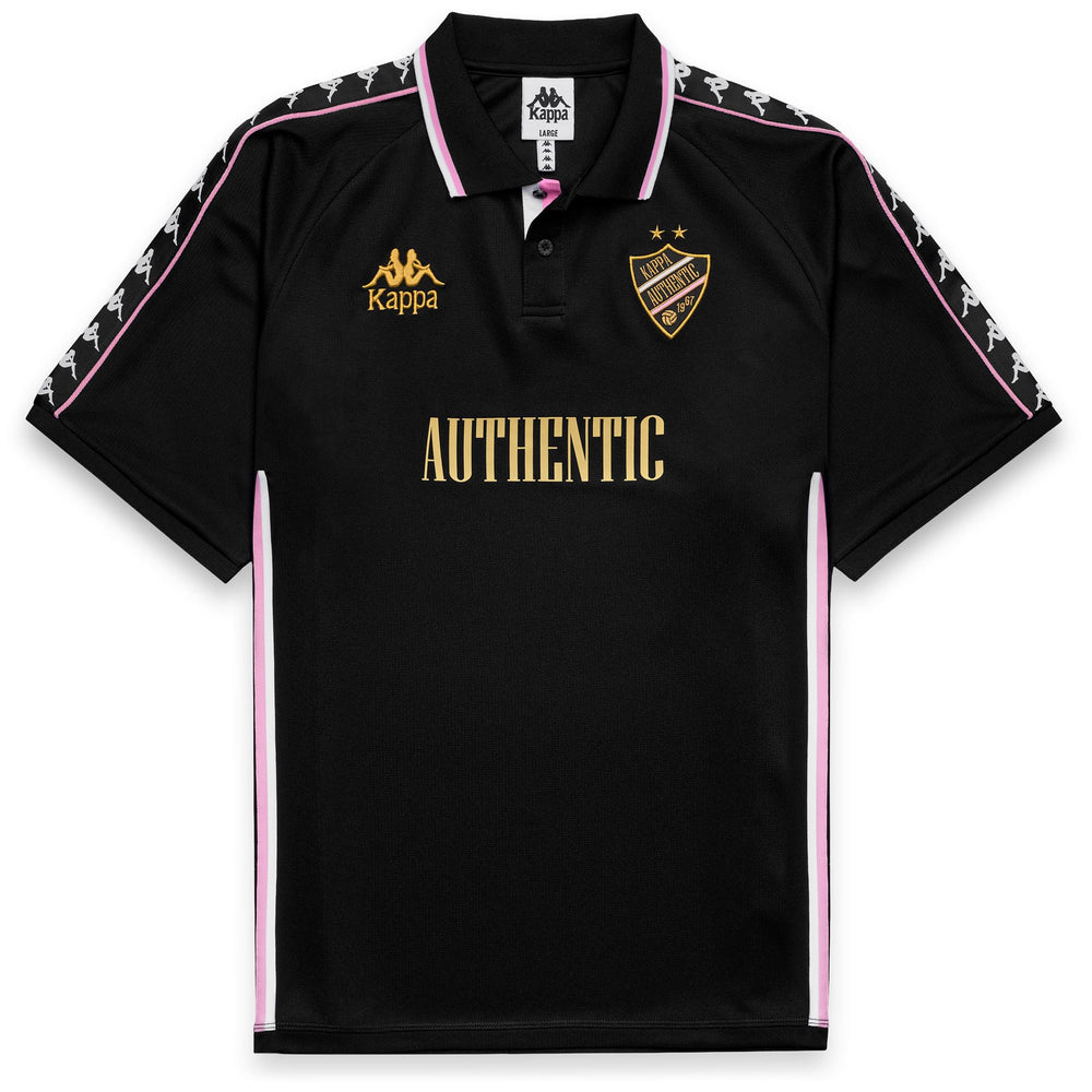 Black Men's Active Sportswear Polo Shirt with Comfort Fit 02