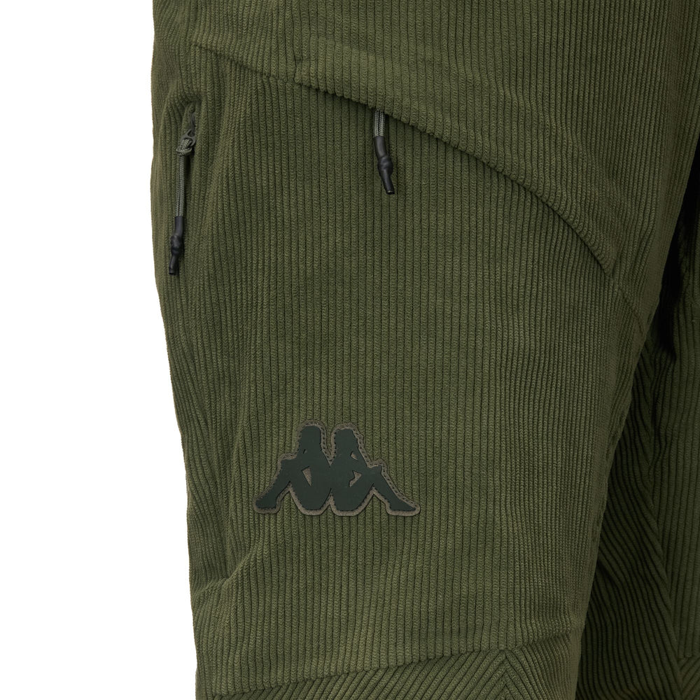 Green black Men's Waterproof Padded Sport Trousers 02