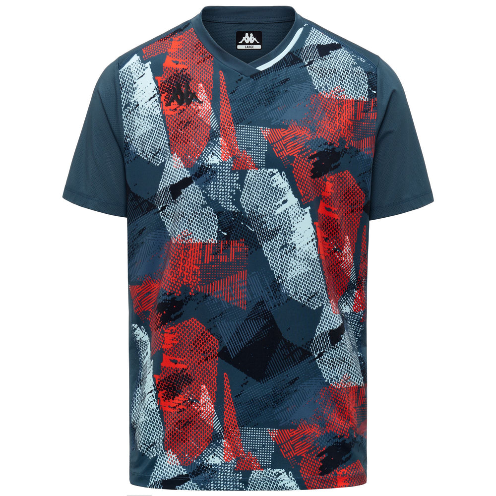 Blue Men's Regular Fit Active Padel Jersey with Mesh Inserts 02