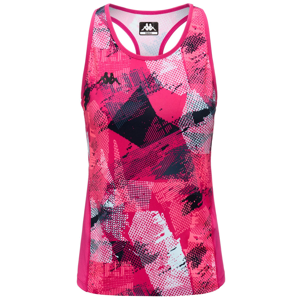 Violet Women's Regular Fit Tank Top with Mesh Inserts for Padel 02