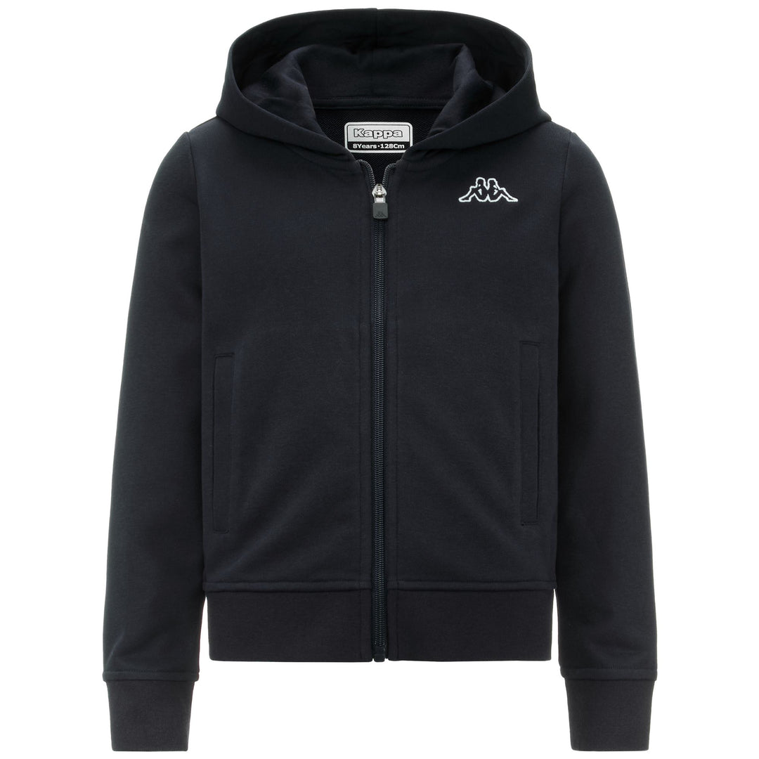 Marine blue Unisex Fleece Hoodie with Full Zip 01