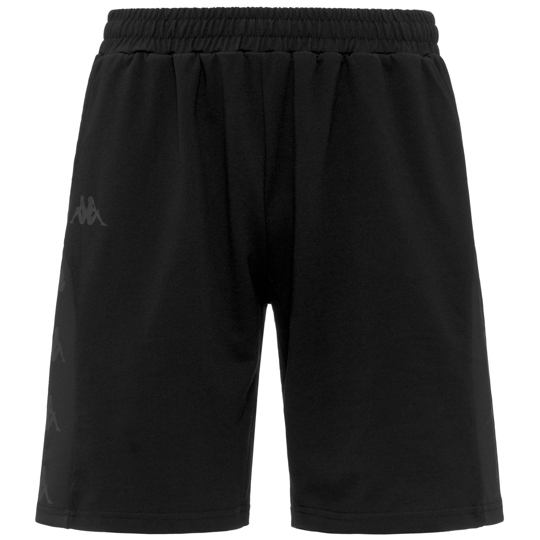 Black Men's Sportswear Shorts with Breathable Mesh Insert 01