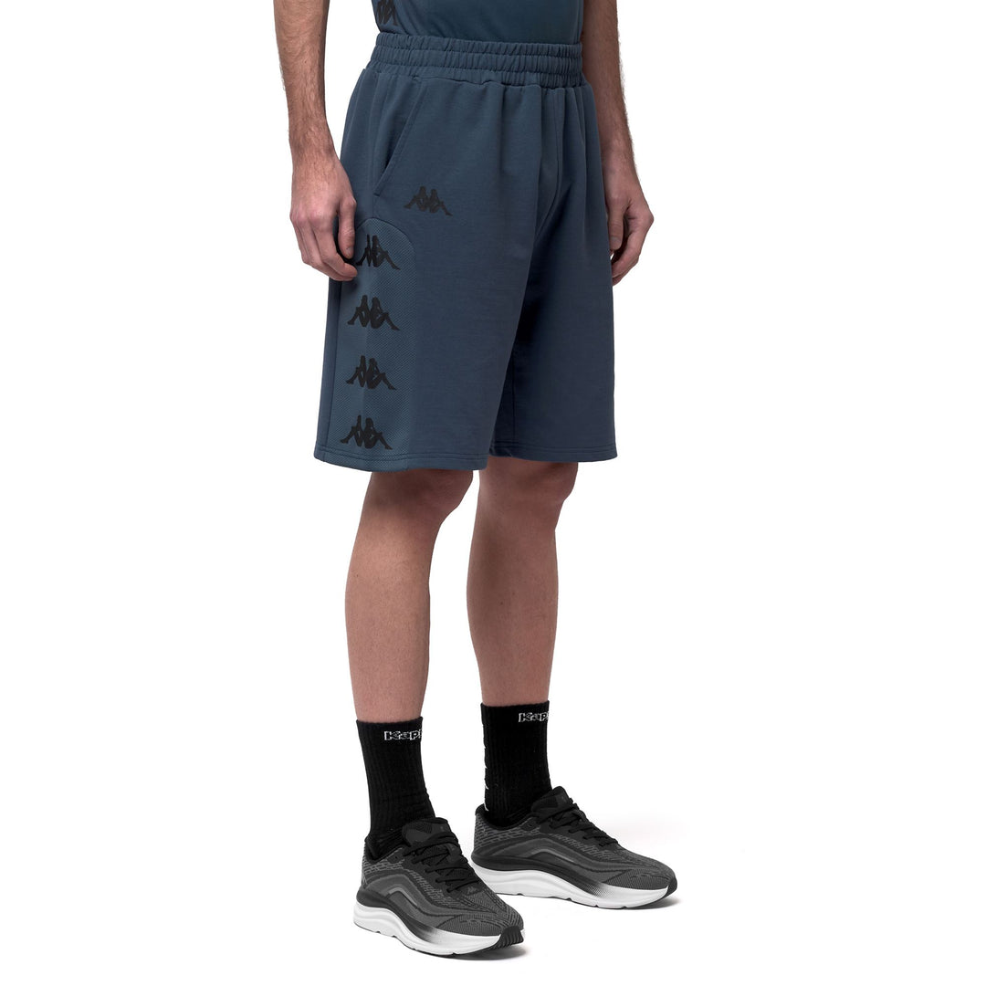 Blue Men's Sportswear Shorts with Breathable Mesh Inserts main