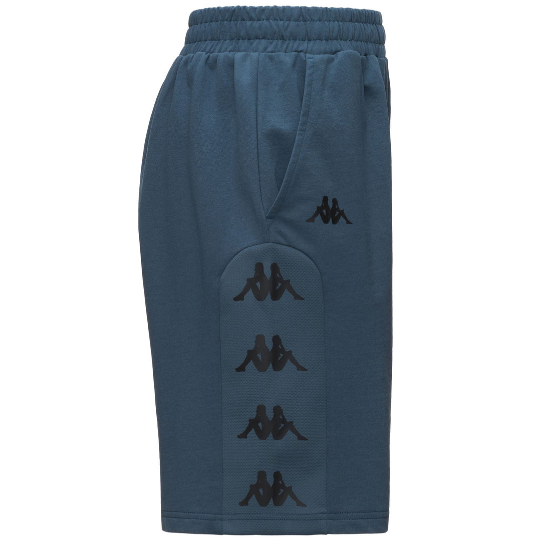 Blue Men's Sportswear Shorts with Breathable Mesh Inserts main