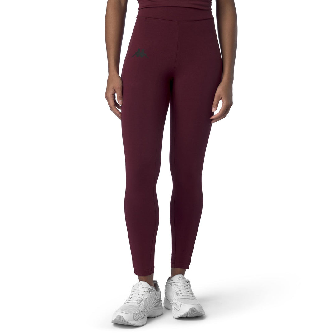 Red Women's Skin Fit Cotton Leggings for Training main