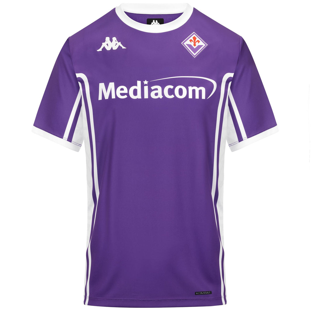 Active Jerseys Man KOMBAT EXTRA 2026 HOME FIORENTINA Shirt VIOLET TILLANDSIA-WHITE Photo (jpg Rgb)			