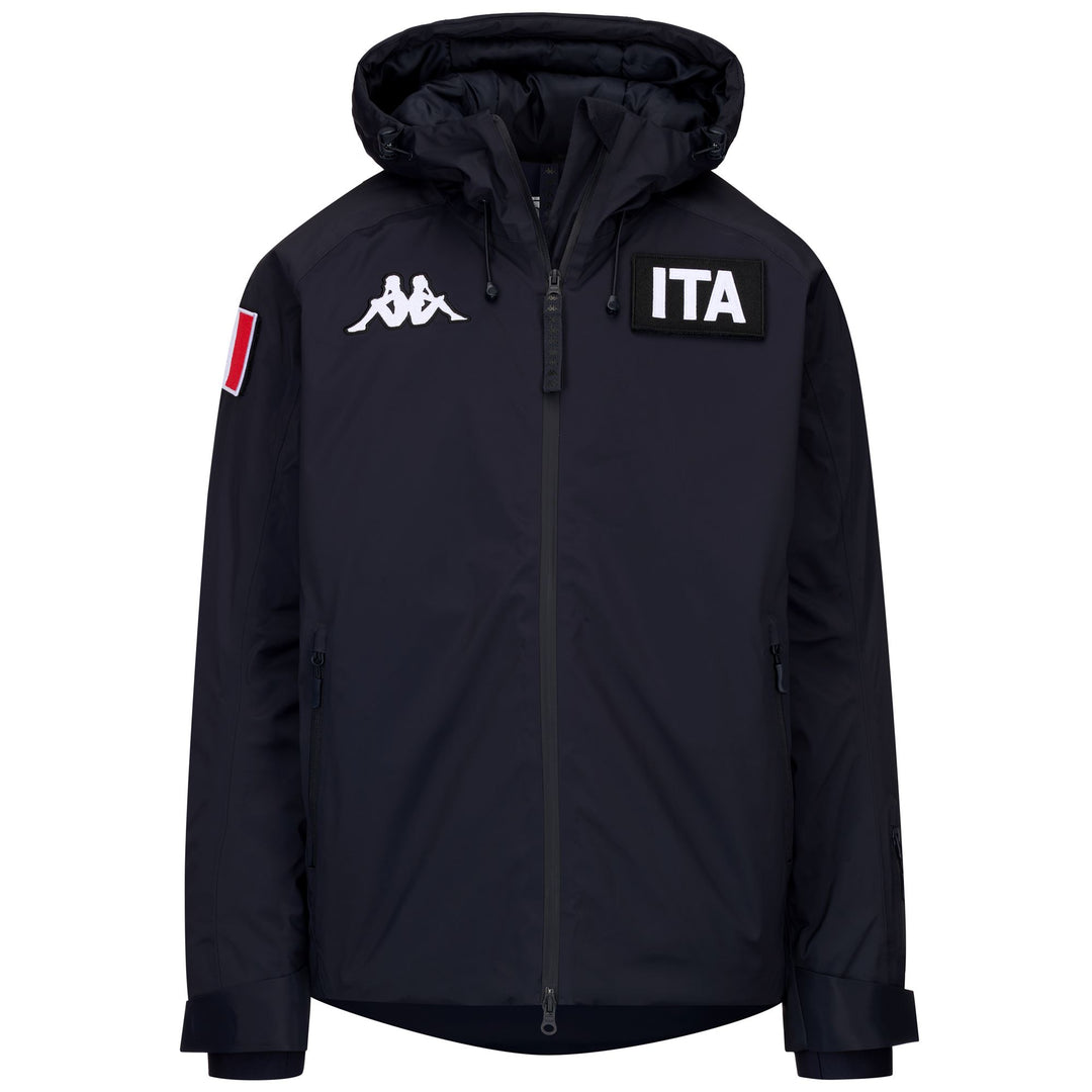 Dark navy Unisex Waterproof Padded Jacket for Sports 01