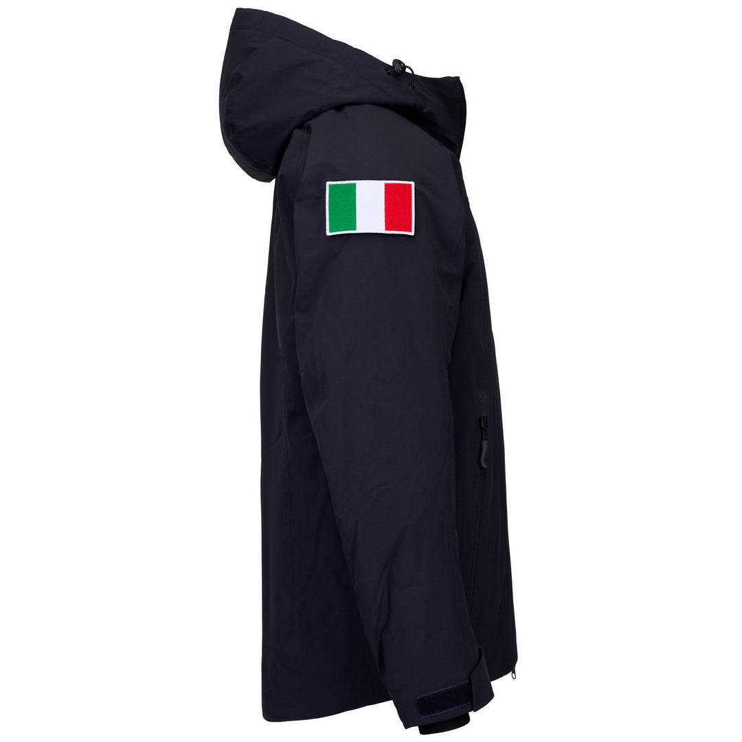 Dark navy Unisex Waterproof Padded Jacket for Sports main