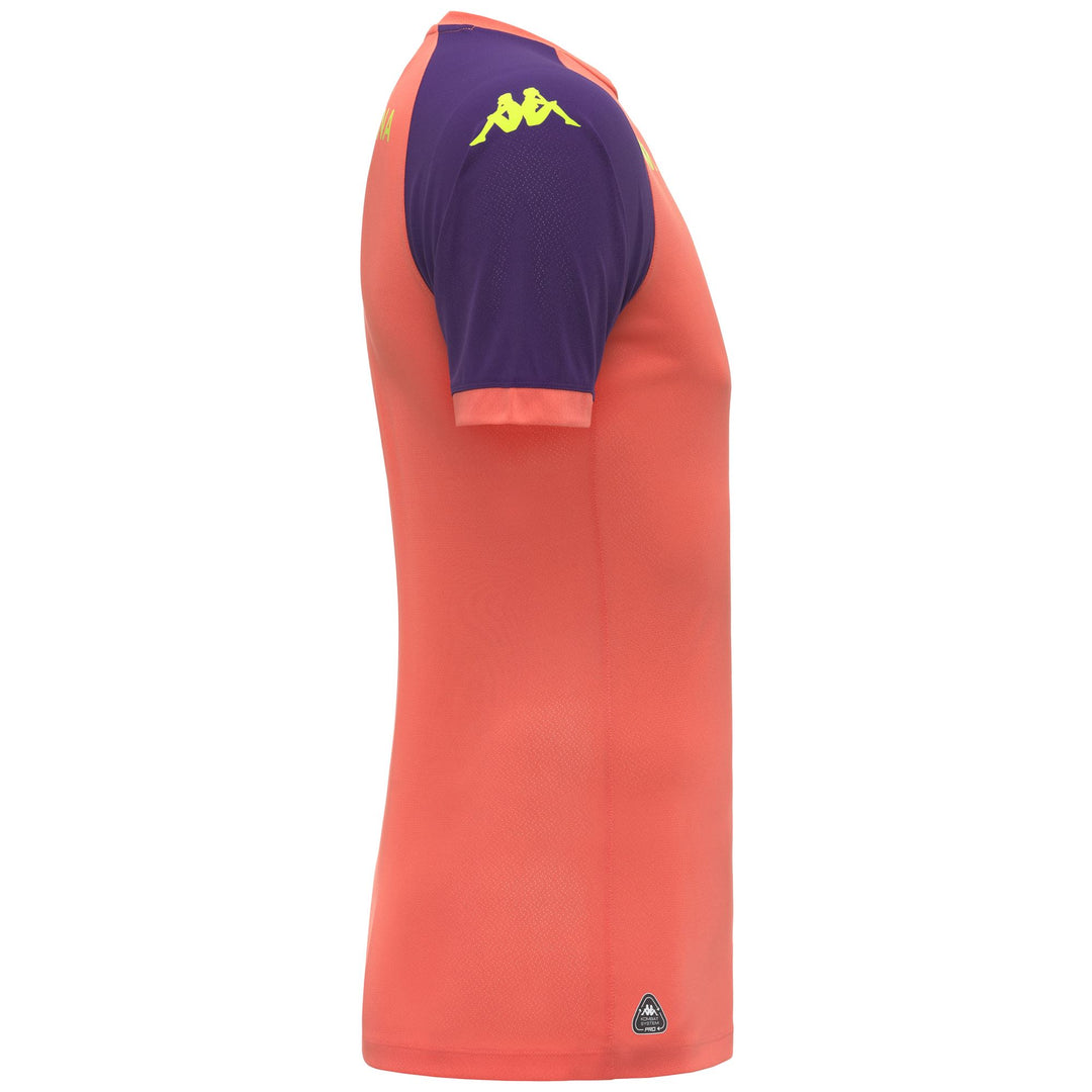 Camiseta de entrenamiento activa de corte ajustado para hombre, color rojo, con protección Hydro-Way main