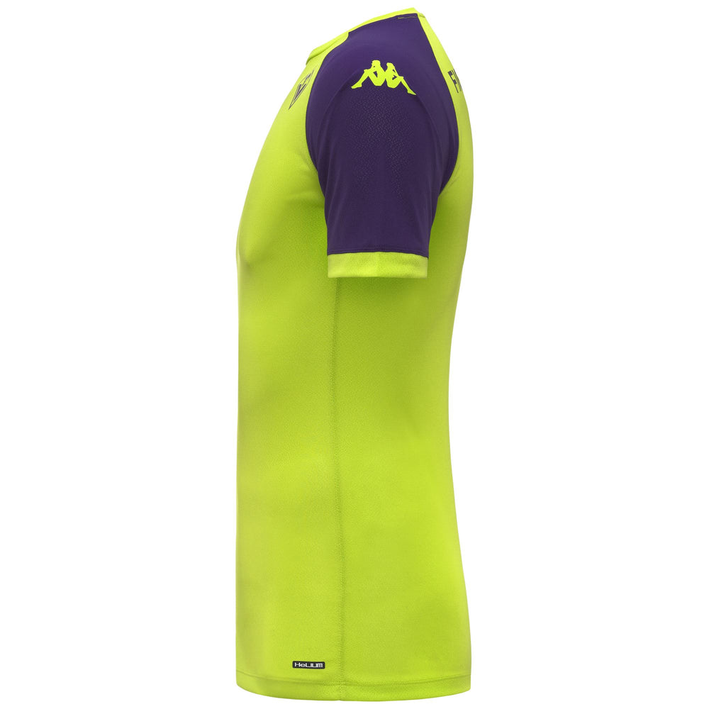 Camiseta de entrenamiento de fútbol ACF Fiorentina verde para hombre corte ajustado 02