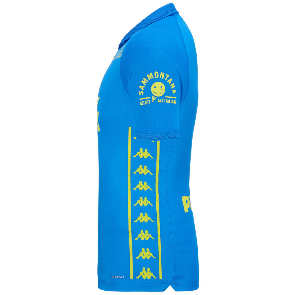 Maglietta Attiva da Calcio Uomo Blu Imperiale con Protezione Hydro-Way 02