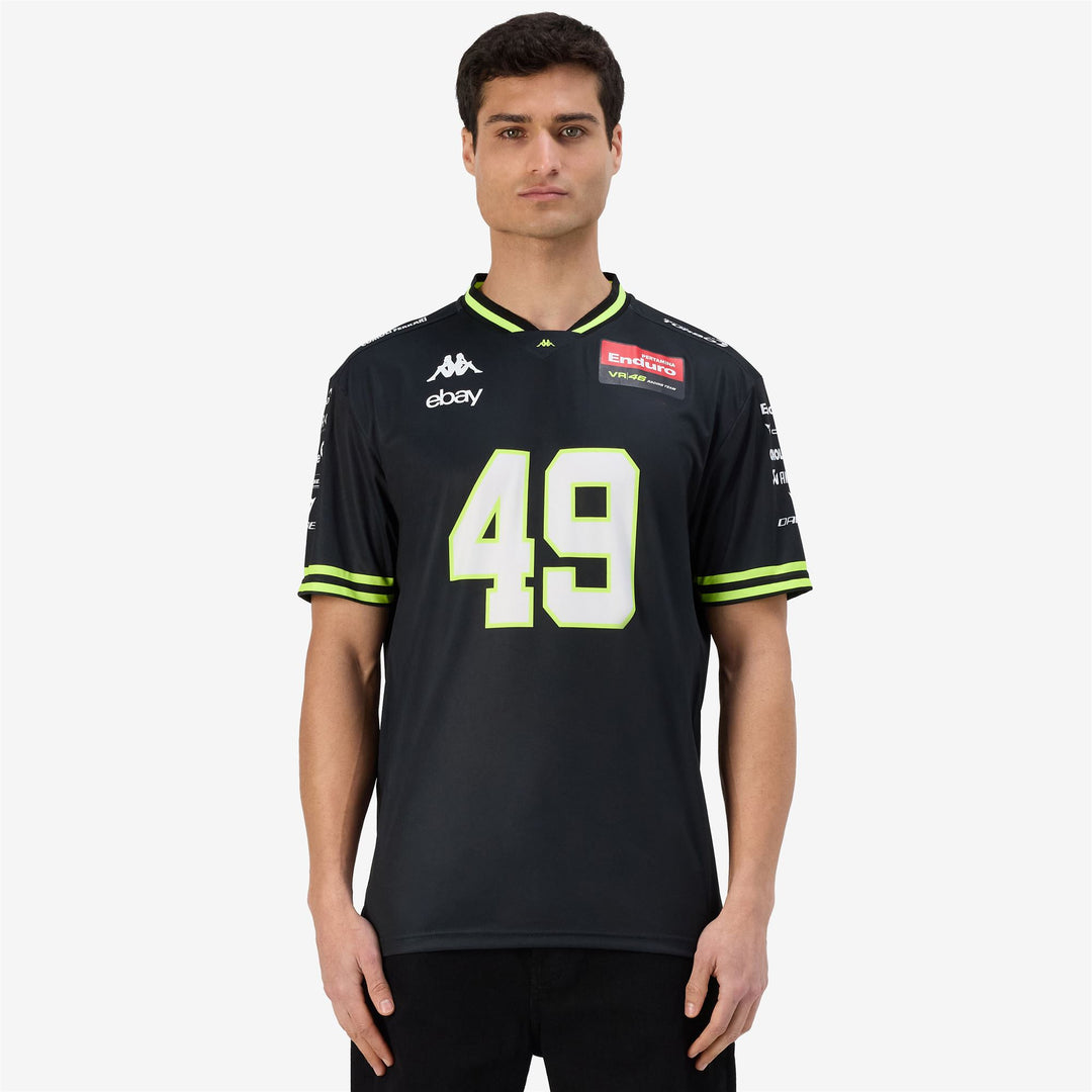 Black Neon Men's Motorcycling Active Jersey Shirt main
