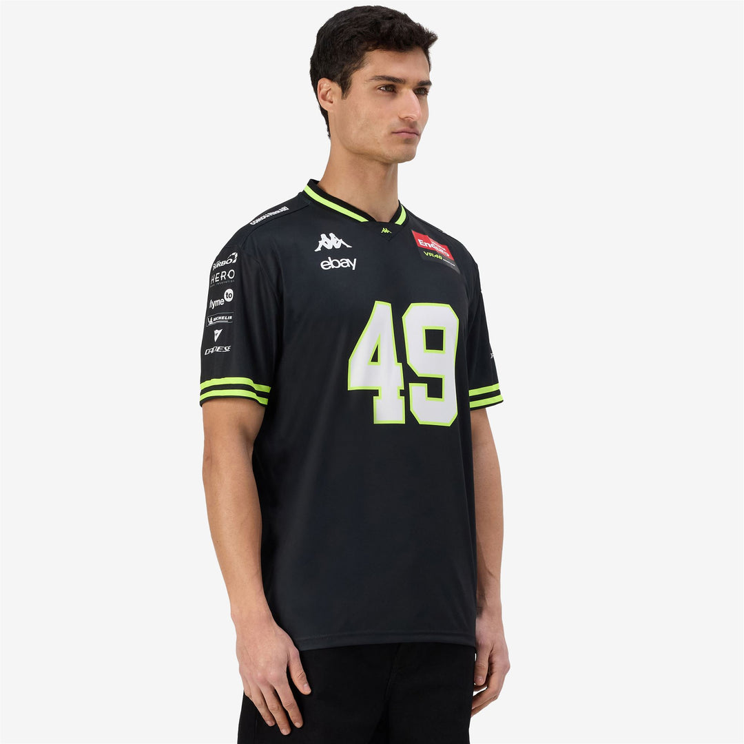 Black Neon Men's Motorcycling Active Jersey Shirt main