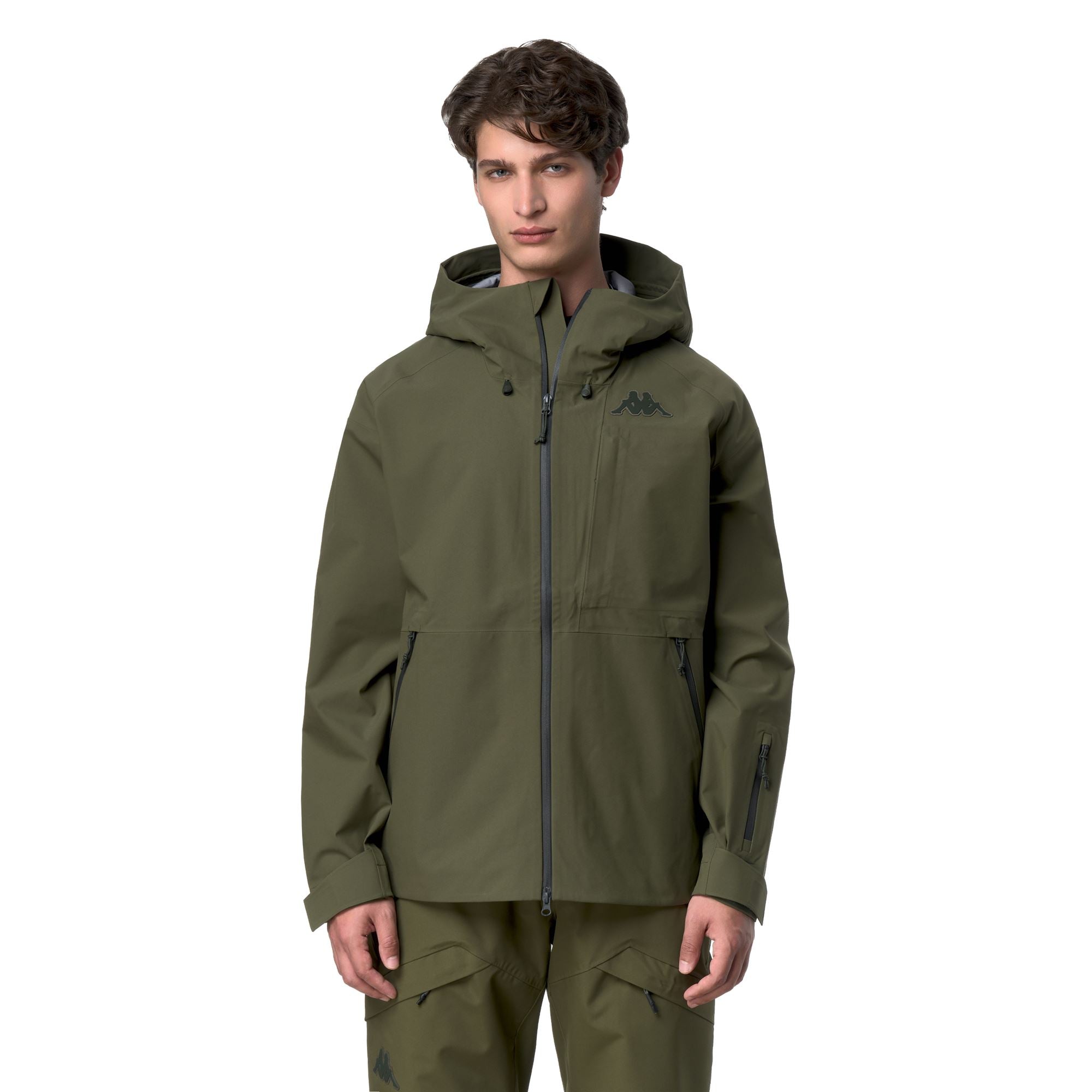 Jackets Man 6CENTO 602VE Mid Green Academia-Black