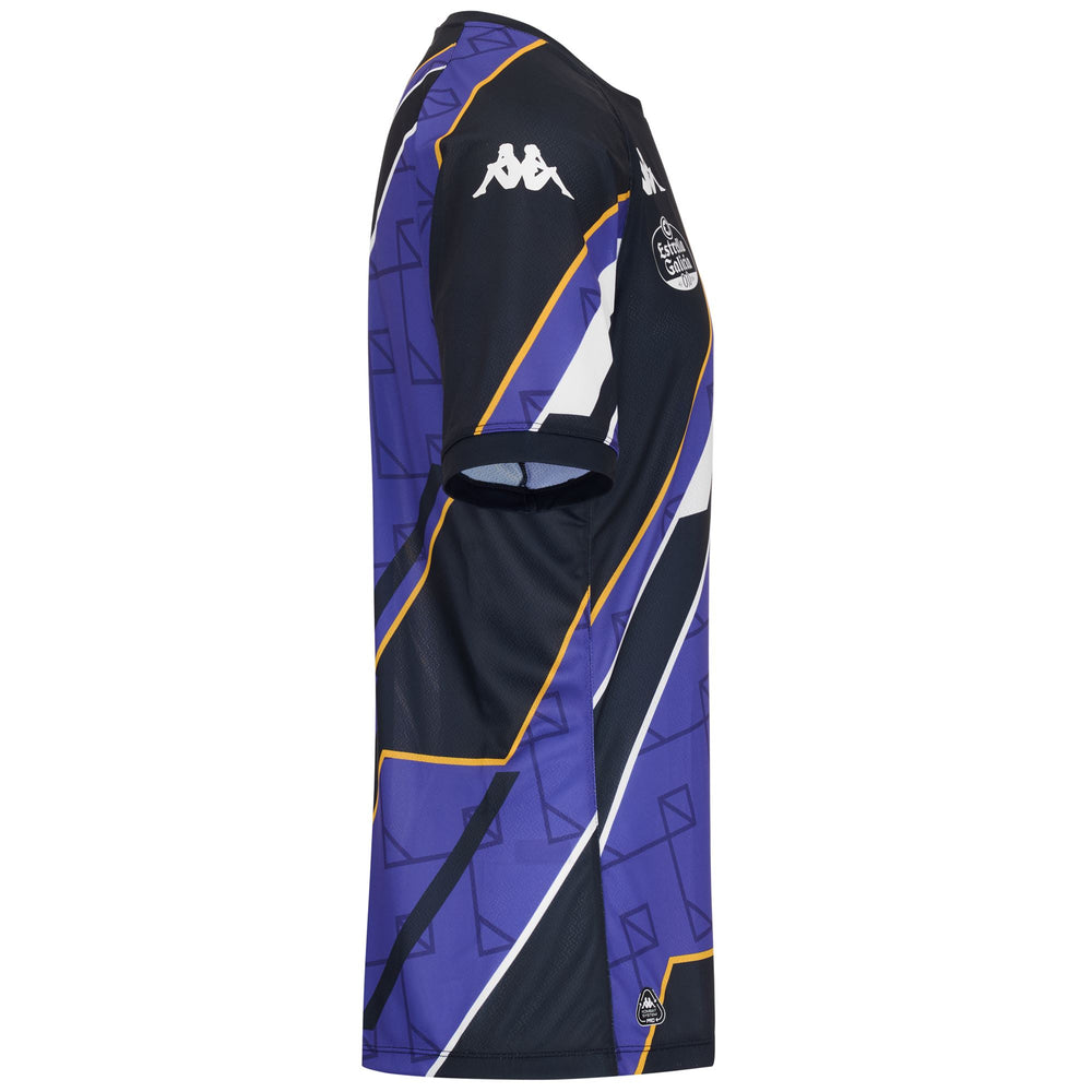 Violet Men's Real Valladolid Football Slim Fit Pre-Match Shirt 02