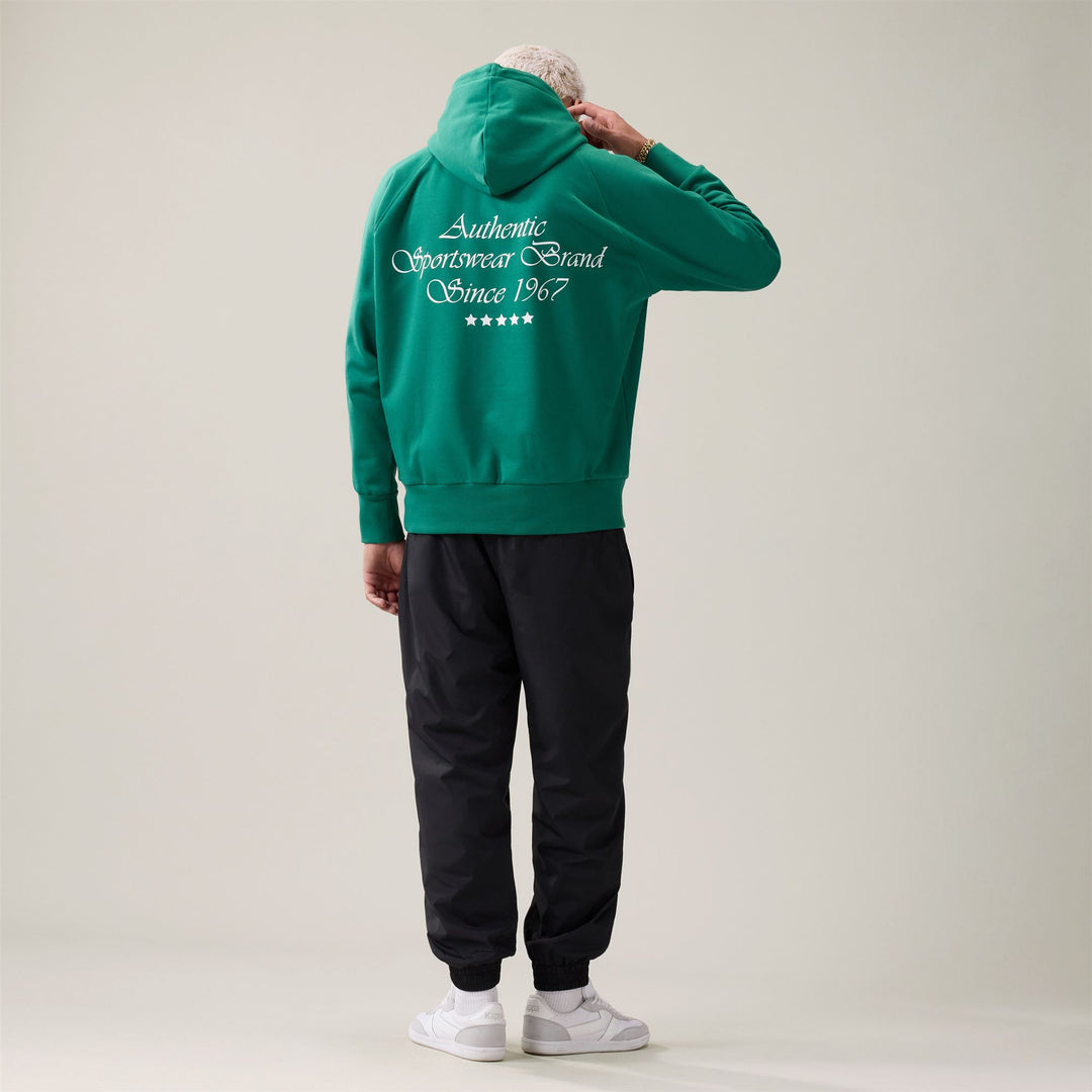 AUTHENTIC  OCTANT - Fleece - Hoodie - Man - Green Jacket-White Natural main
