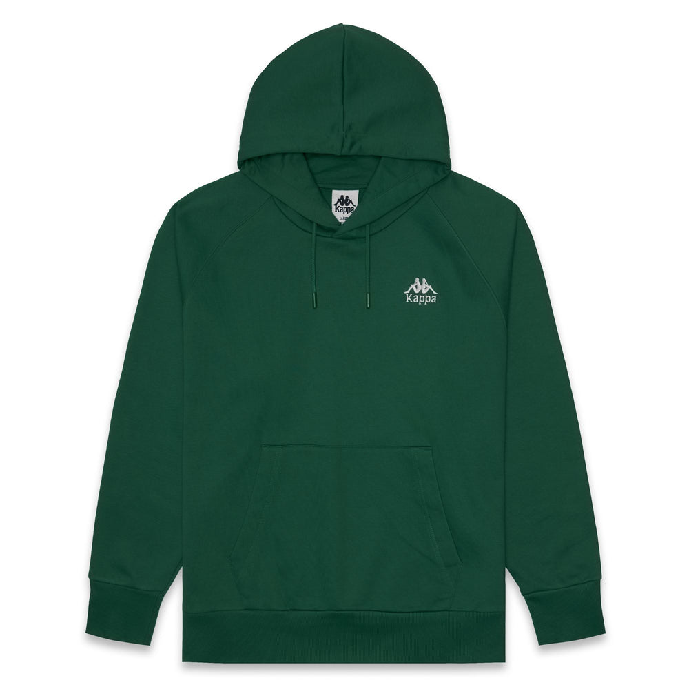 AUTHENTIC  OCTANT - Fleece - Hoodie - Man - Green Jacket-White Natural 02