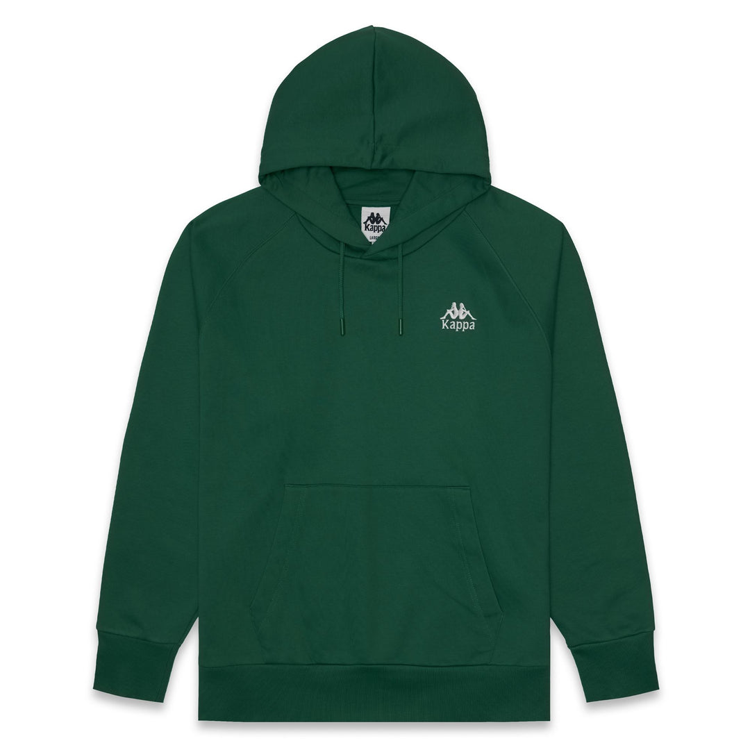 AUTHENTIC  OCTANT - Fleece - Hoodie - Man - Green Jacket-White Natural main