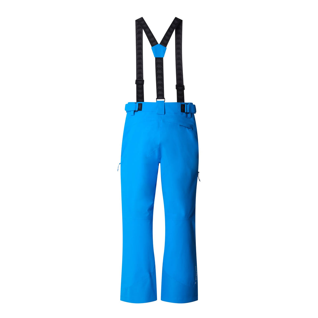 Blue Men's Insulated Ski Pants with Waterproof Fabric main