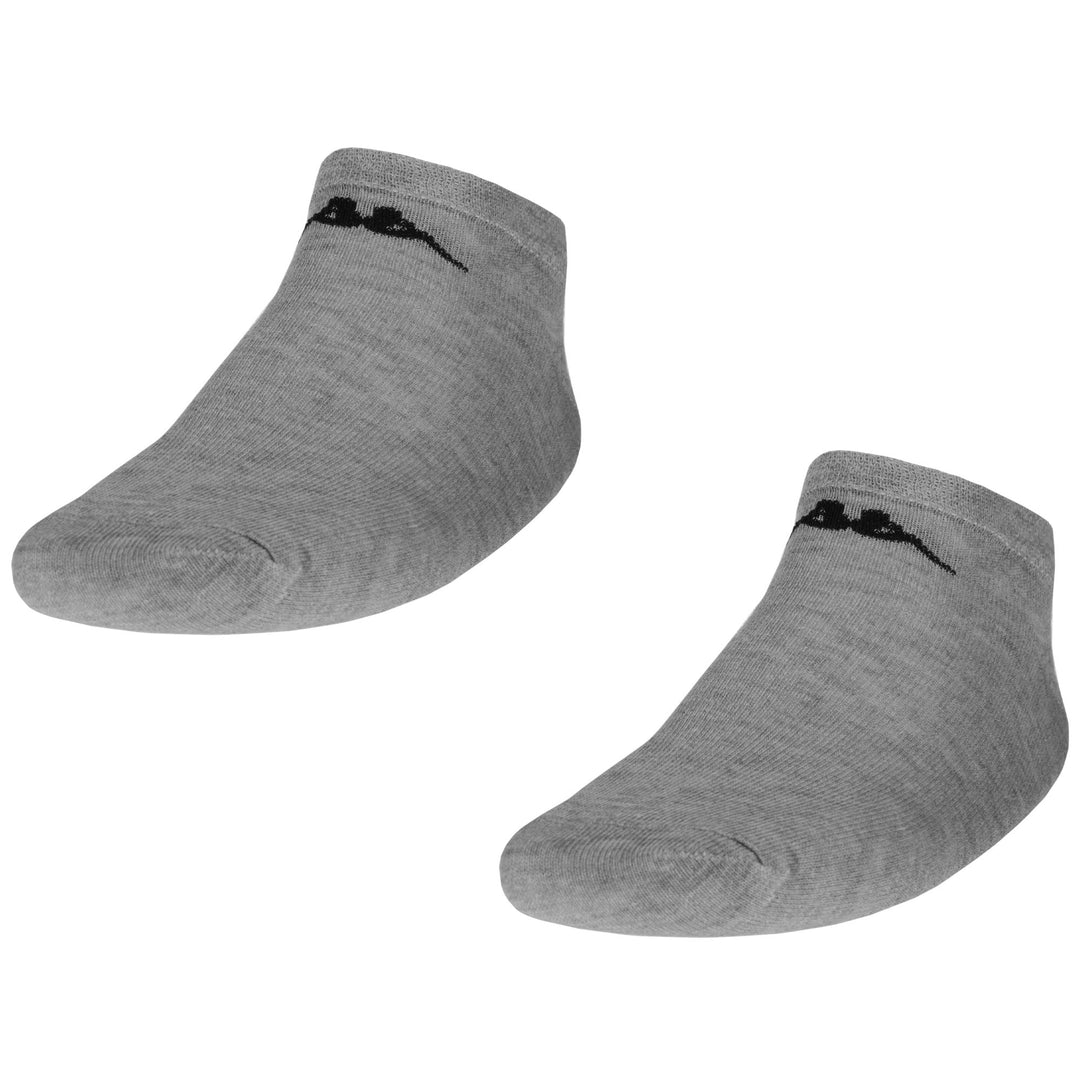 Calcetines interiores de entrenamiento para hombre, color gris claro, paquete de 2 main