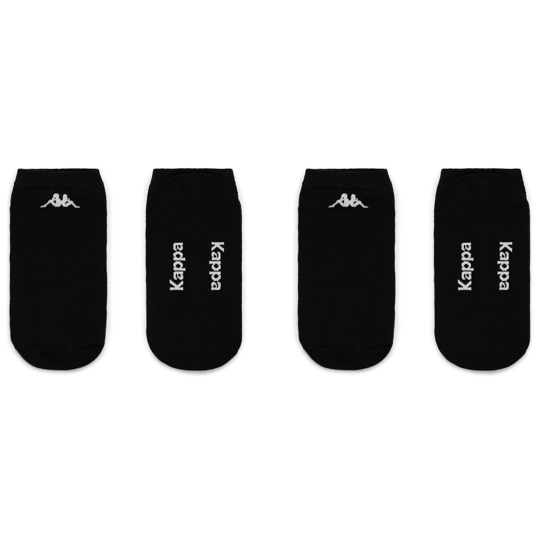 Black Men's Training Inliner Socks 2-Pack 01
