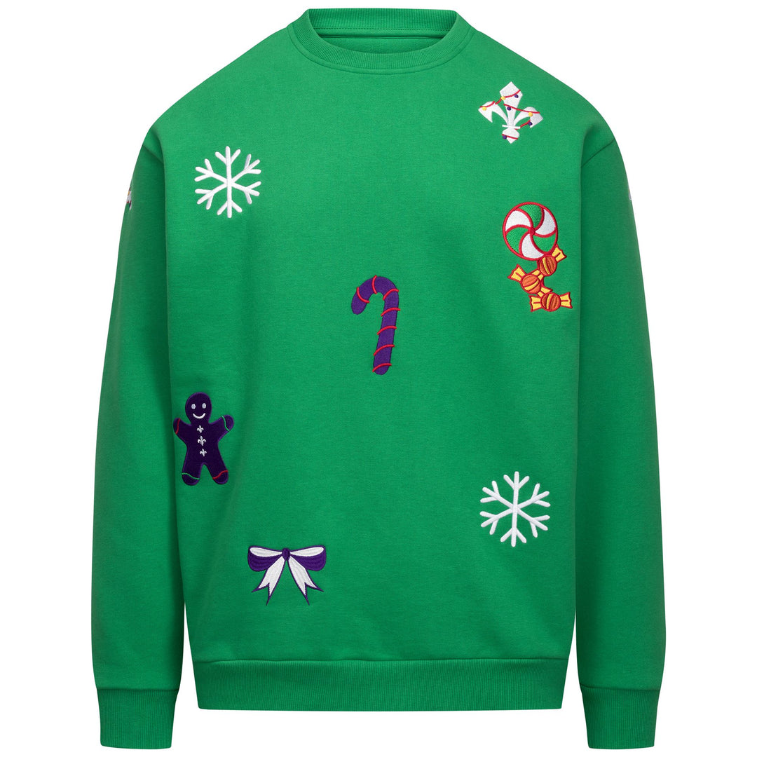 BESTNAT FIORENTINA - Fleece - Maglia - Uomo - GREEN FERN 01