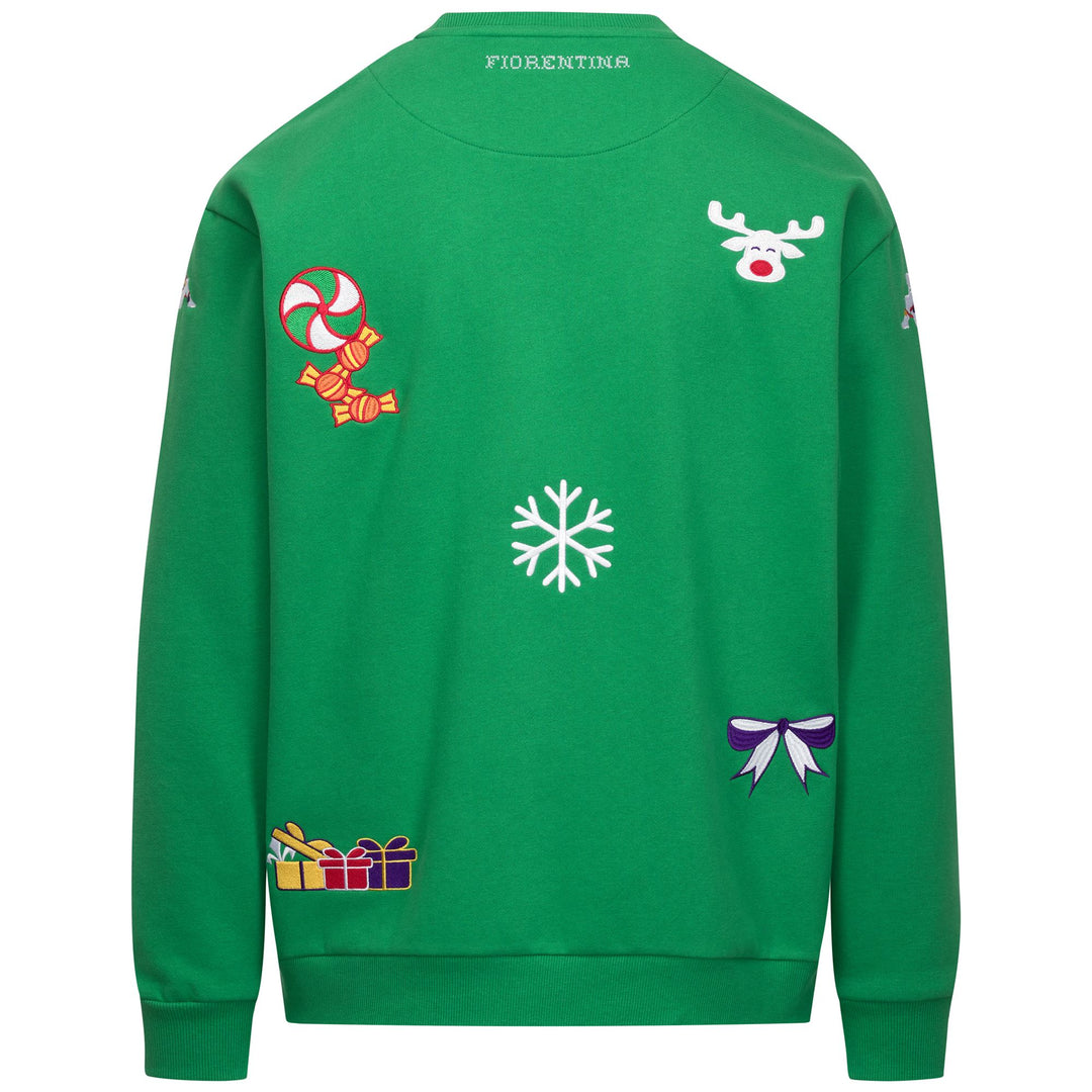 BESTNAT FIORENTINA - Fleece - Maglia - Uomo - GREEN FERN main