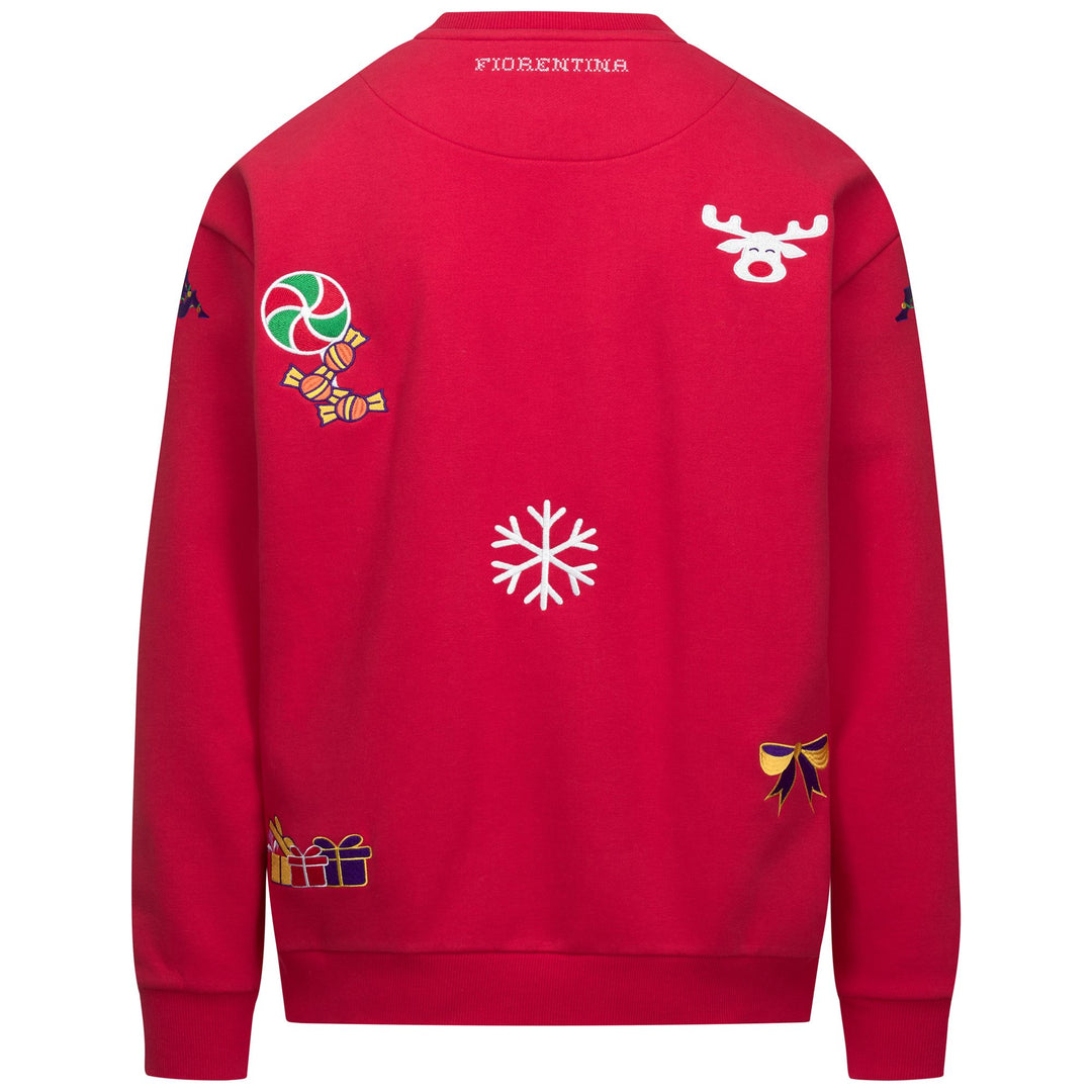 Red Men's ACF Fiorentina Football Fleece Jumper in Comfort Fit main